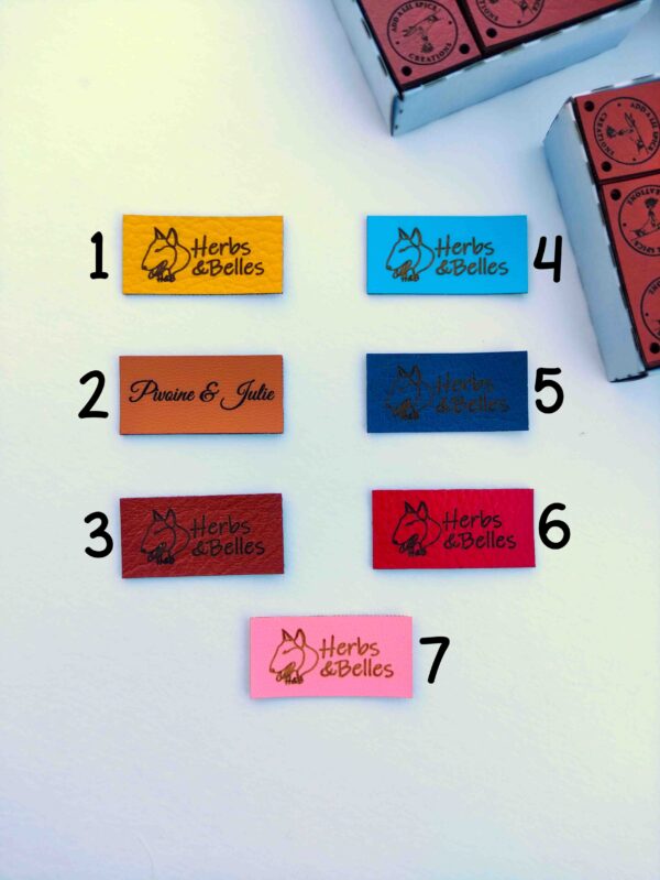 Etiquetas de Napa 5,5 x 2 cm - Image 3
