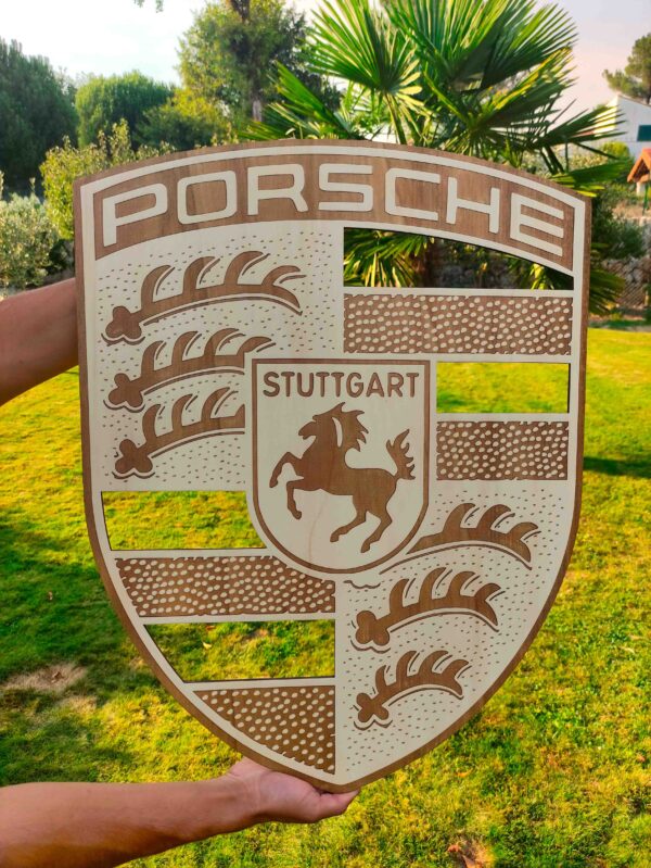 Placa Logo Porsche - Image 2