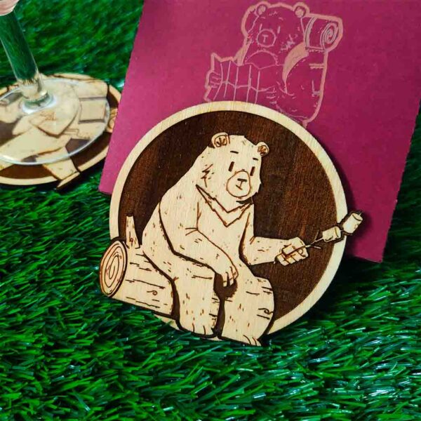 Bases para Copos - Acampamento de Animais - Image 6