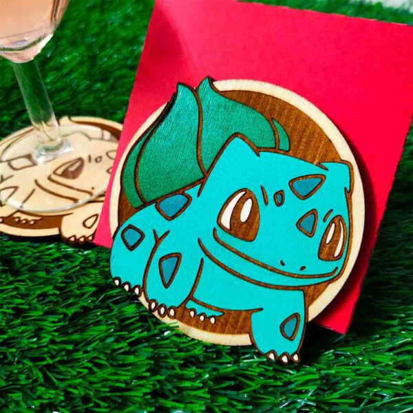 Bases para Copos - Evoluções Bulbasaur - Image 3