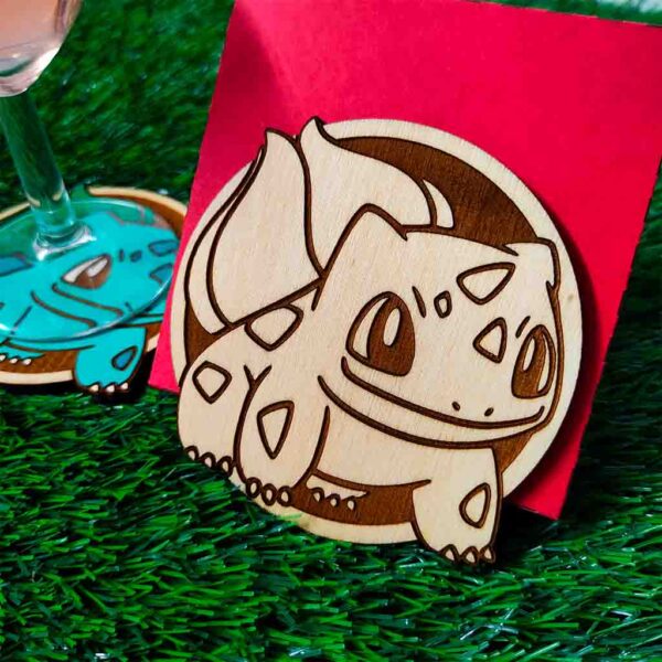 Bases para Copos - Evoluções Bulbasaur - Image 3