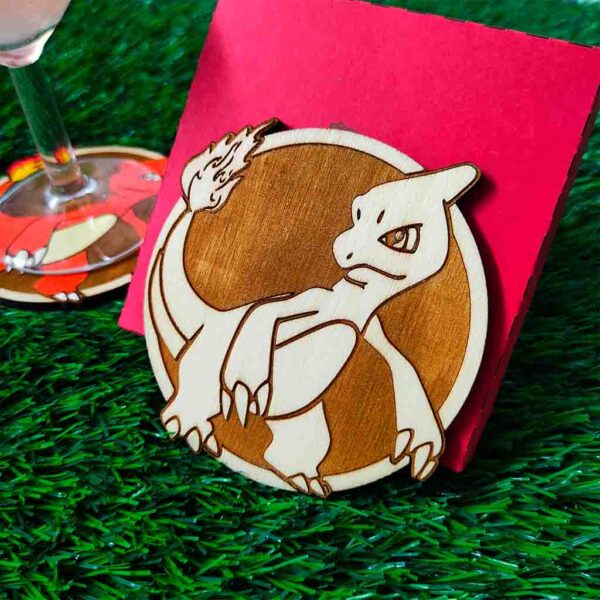 Bases para Copos - Evoluções Charmander - Image 4