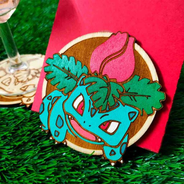 Bases para Copos - Evoluções Bulbasaur - Image 4