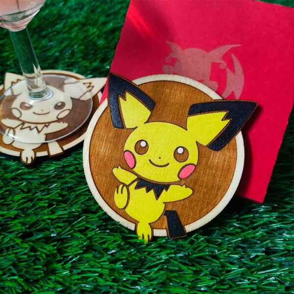 Bases para Copos - Evoluções Pichu - Image 3