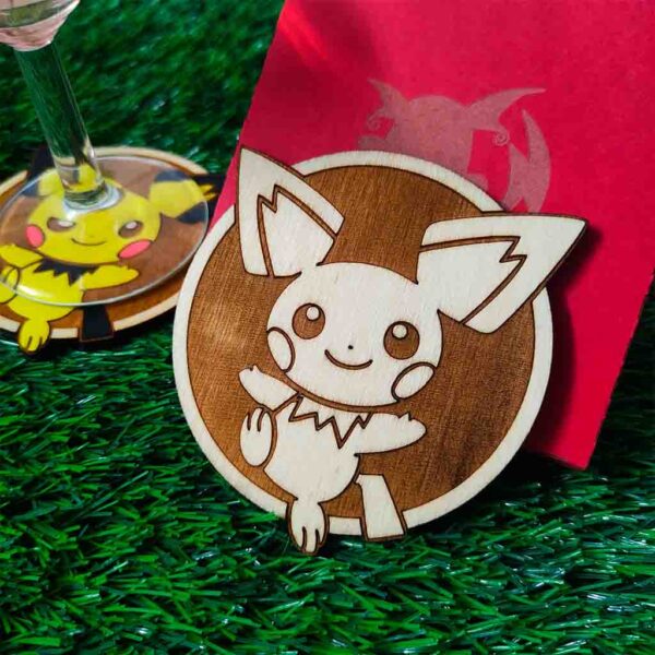 Bases para Copos - Evoluções Pichu - Image 3