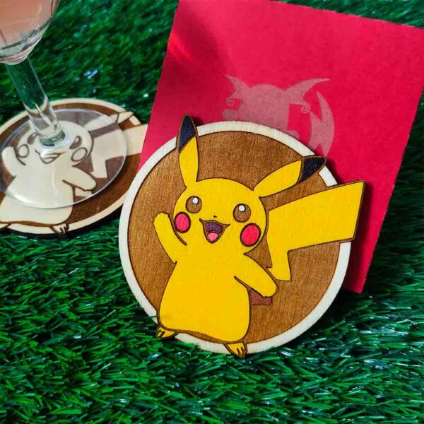 Bases para Copos - Evoluções Pichu - Image 4