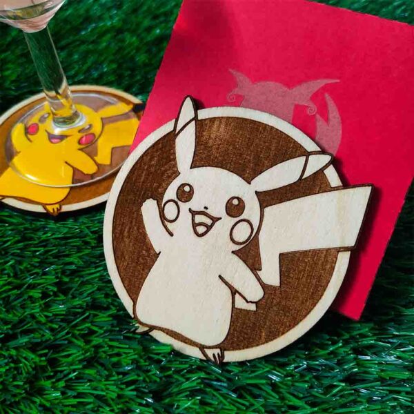 Bases para Copos - Evoluções Pichu - Image 4