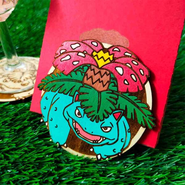 Bases para Copos - Evoluções Bulbasaur - Image 5