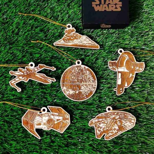 Enfeites de natal do Star Wars