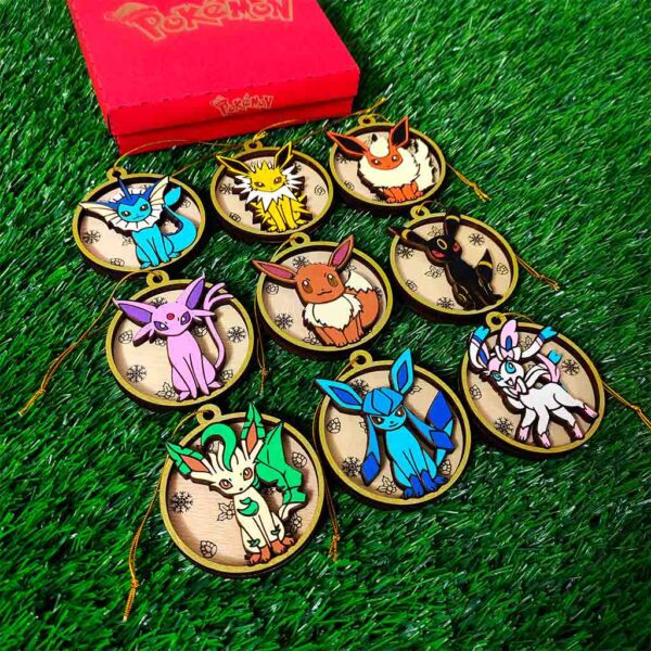 Enfeites de Natal Pokémon - Evoluções Eevee - Image 3