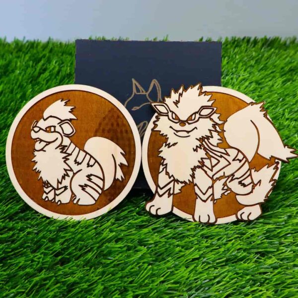 Base para Copos Pokémon - Growlithe e Arcanine - Image 2