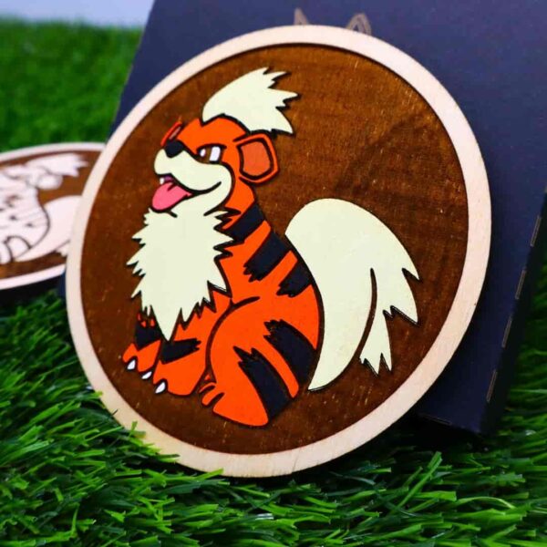 Base para Copos Pokémon - Growlithe e Arcanine - Image 3