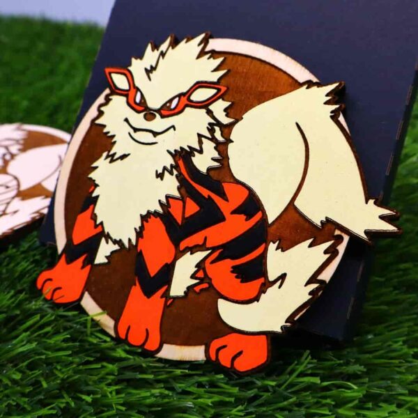 Base para Copos Pokémon - Growlithe e Arcanine - Image 5