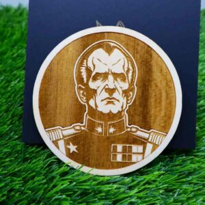 Base para copos Star Wars, Grand Admiral Thrawn, Wooden star wars coaster