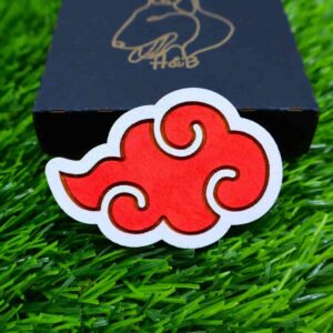 Íman artístico de alta qualidade, cortado e gravado a laser, com design criativo e único. Adiciona um toque de arte e sofisticação a qualquer superfície magnética, como frigoríficos ou armários. High-quality artistic magnet, laser-cut and engraved, with a unique and creative design. Adds a touch of art and sophistication to any magnetic surface, such as fridges or cabinets. Anime Naruto, Akatsuki