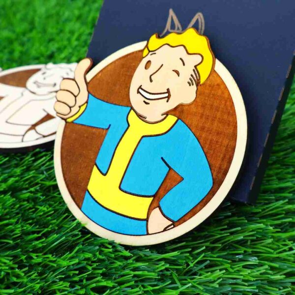 Bases para Copos Fallout - Vault Boy e Mad Vault Boy - Image 7