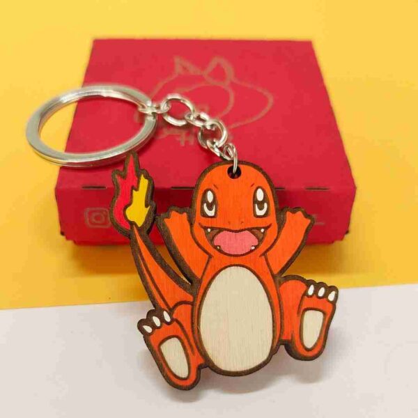 Porta-chaves Pokémon - Charmander, Charmeleon, Charizard - Image 2