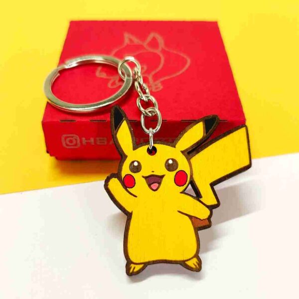 Porta-chaves Pokémon - Pichu, Pikachu, Raichu - Image 3