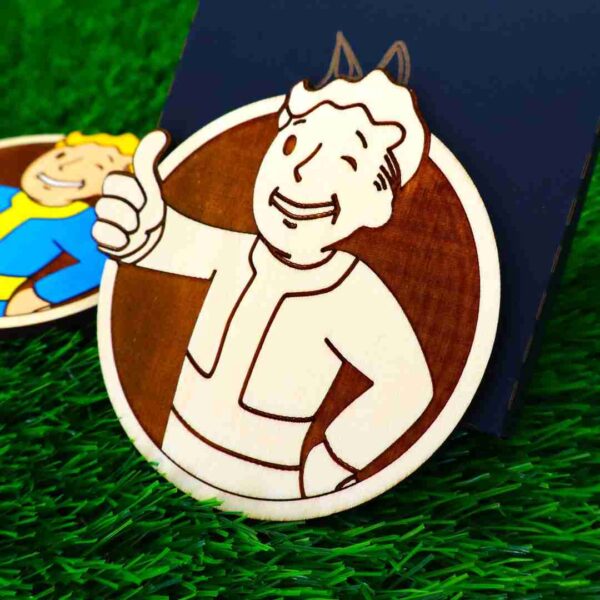 Bases para Copos Fallout - Vault Boy e Mad Vault Boy - Image 8