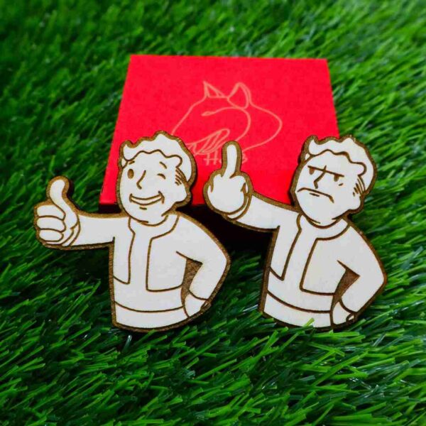 Ímanes Fallout - Vault Boy e Mad Vault Boy - Image 2