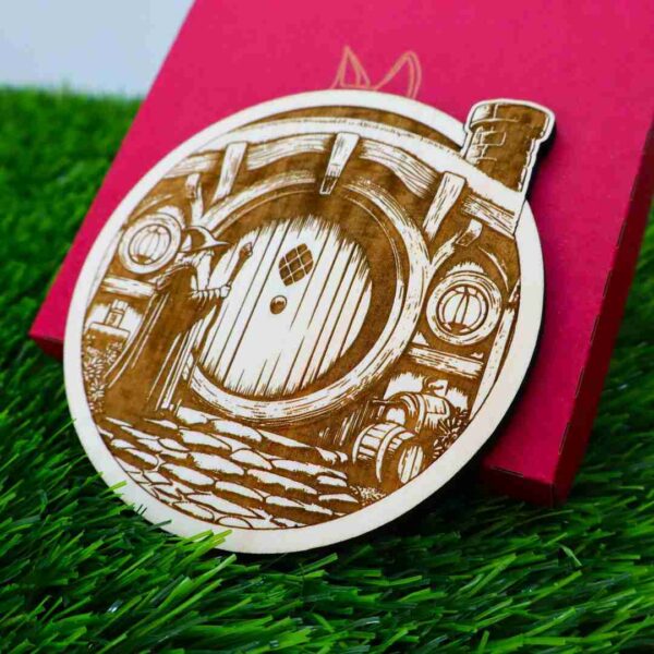 Base para Copos O Senhor dos Anéis - Gandalf e Porta Hobbit - Image 2