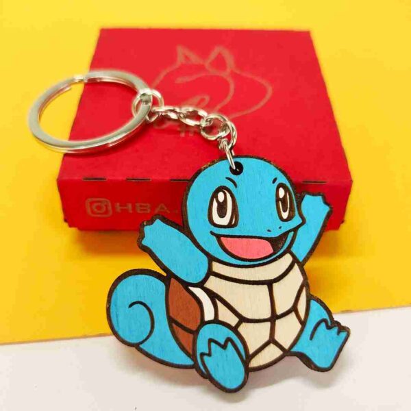 Porta-chaves Pokémon - Squirtle, Wartortle, Blastoise - Image 2