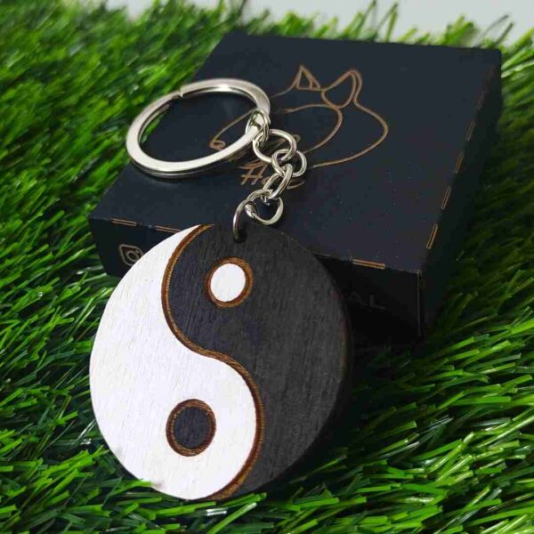 Porta-chaves do Símbolo Yin Yang - Image 2