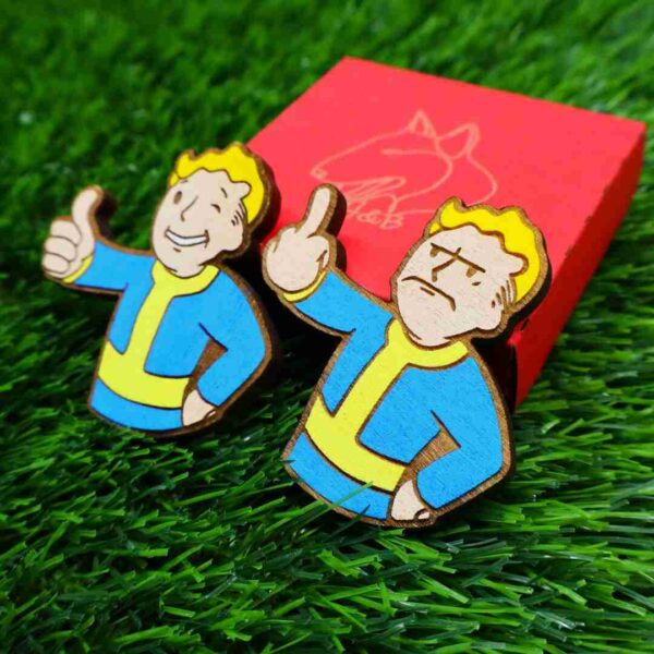 Ímanes Fallout - Vault Boy e Mad Vault Boy - Image 5