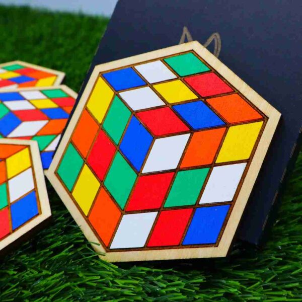 Bases para Copos - Cubo Mágico - Image 2