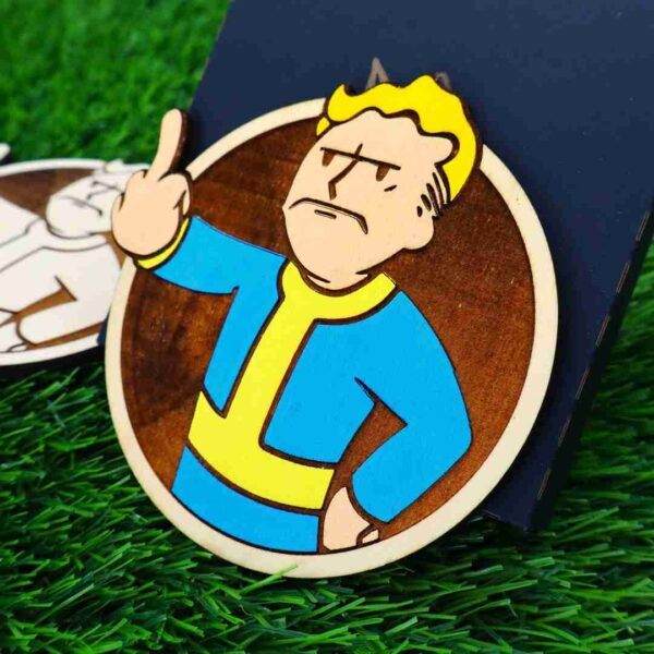 Bases para Copos Fallout - Vault Boy e Mad Vault Boy - Image 9