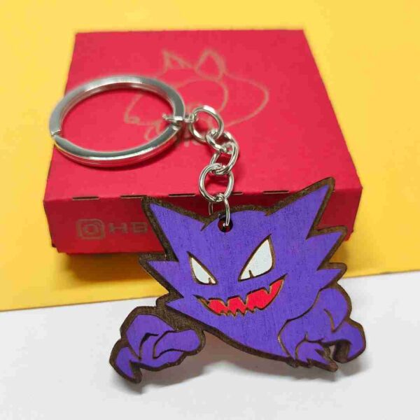 Porta-chaves Pokémon - Ghastly, Haunter e Gengar - Image 3