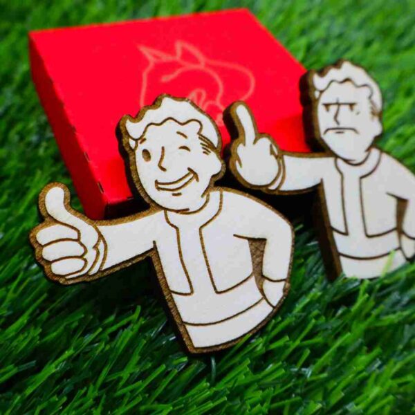 Ímanes Fallout - Vault Boy e Mad Vault Boy - Image 4