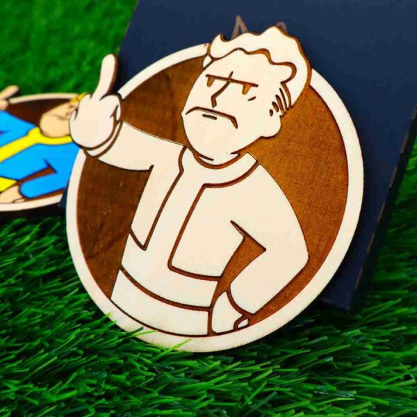 Bases para Copos Fallout - Vault Boy e Mad Vault Boy - Image 10