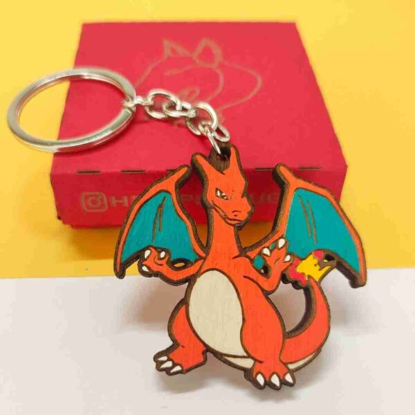 Porta-chaves Pokémon - Charmander, Charmeleon, Charizard - Image 4
