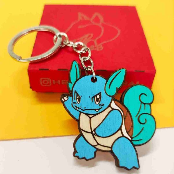 Porta-chaves Pokémon - Squirtle, Wartortle, Blastoise - Image 3